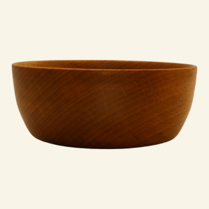 Hand-turned american cherry bowl