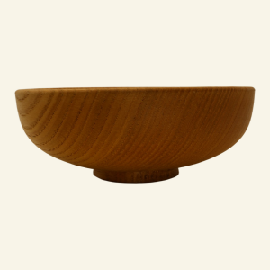 Hand-turned ash bowl – No. 111