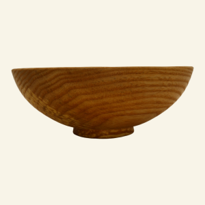 Hand-turned ash bowl – No. 112