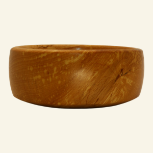 Hand-turned birch bowl