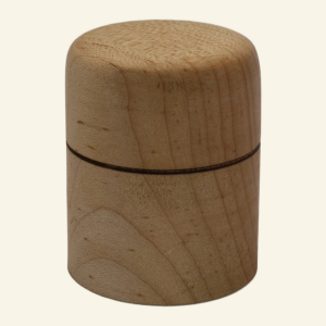 Hand-turned wooden trinket box – No. 2