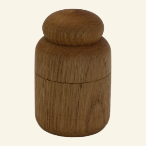 Hand-turned wooden trinket box – No. 5