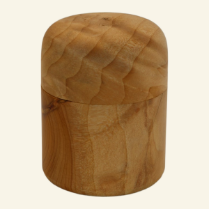 Hand-turned cedar trinket box – No. 3