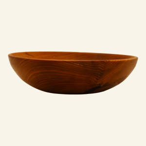 Hand-turned cedar of lebanon bowl – No. 1