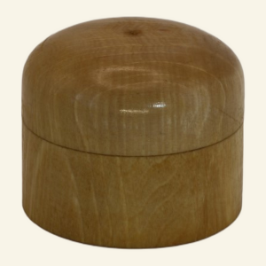 Hand-turned hornbeam trinket box