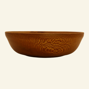 Hand-turned lacewood bowl