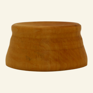 Hand-turned lap bowl for supported spinning – No. 1