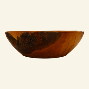 Hand-turned cherry bowl – Ref. 195