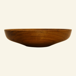 Hand-turned ovangkol bowl
