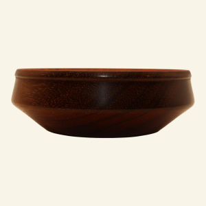 Hand-turned padauk bowl – No. 2