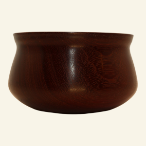 Hand-turned purpleheart bowl