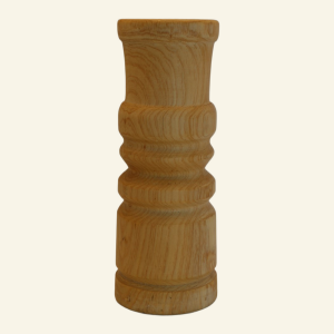 Hand-turned lime vase