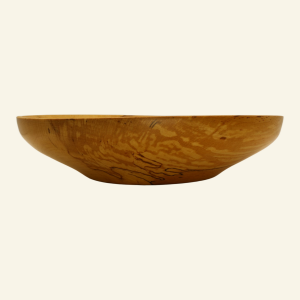 Hand-turned spalted beech bowl – No. 2