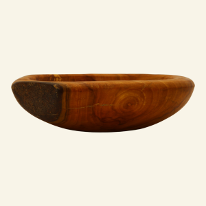 Hand-turned wild cherry bowl
