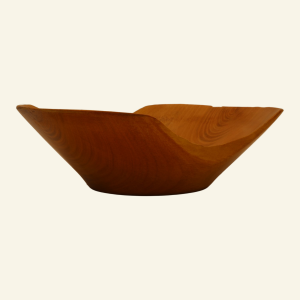 Hand-turned winged bowl